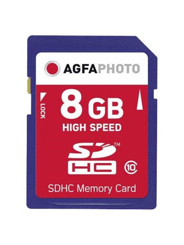 Agfa Photo SDHC kaart 8GB High Speed Class 10 UHS I