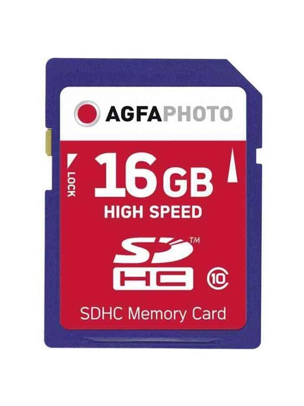 Agfa Photo SDHC kaart 16GB High Speed Class 10 UHS I U1 V10