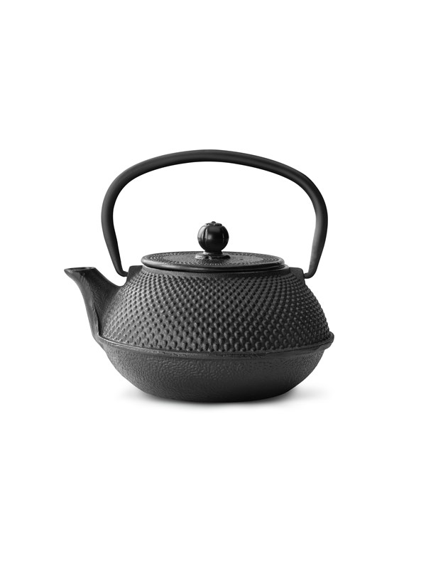 bredemeijer Theepot, zwart, gietijzer, 0,8L, JANG