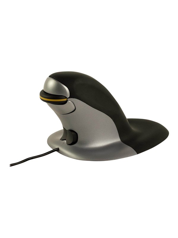Fellowes Pinguïn Klein - Vertical mouse - Laser - Zilver