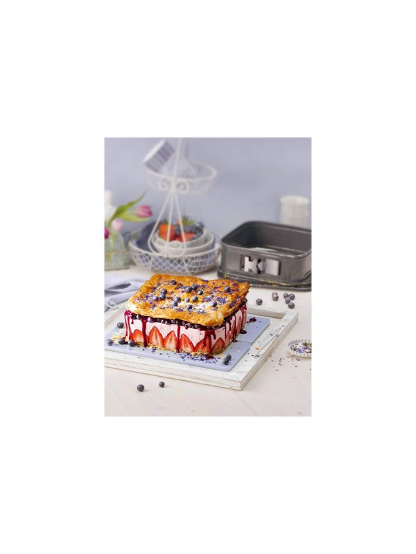 Kaiser La Forme Plus - Springvorm - Vierkant 24 x 24 cm - Non-Stick - Voor Taarten en Quiches