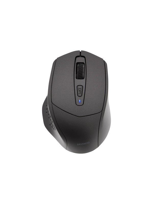 Deltaco MS-901 Draadloos Silent Muis - Muis - Optisch - 4 knoppen - Grijs