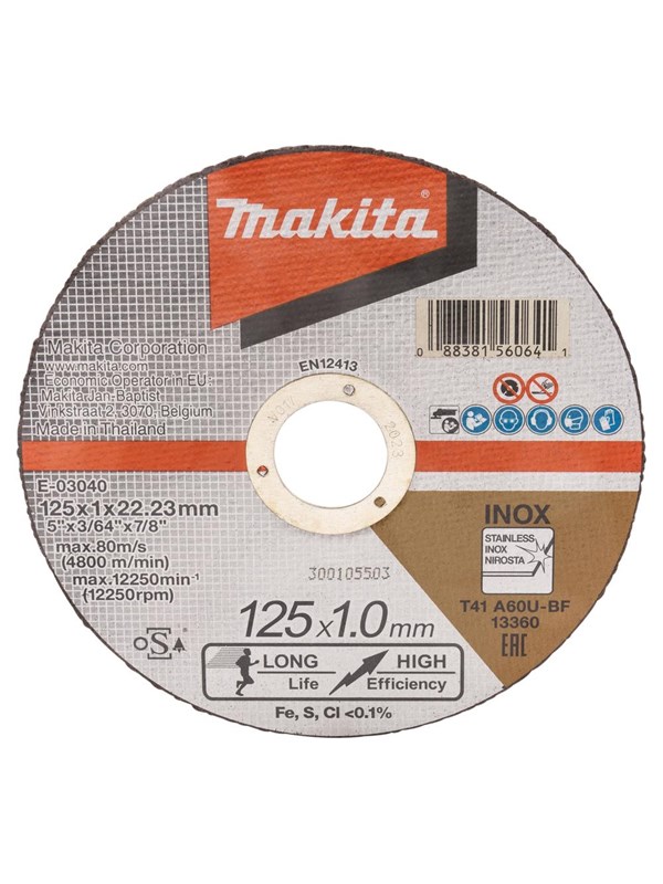 Makita SNIJWIEL 125 x 1,0 mm - RST