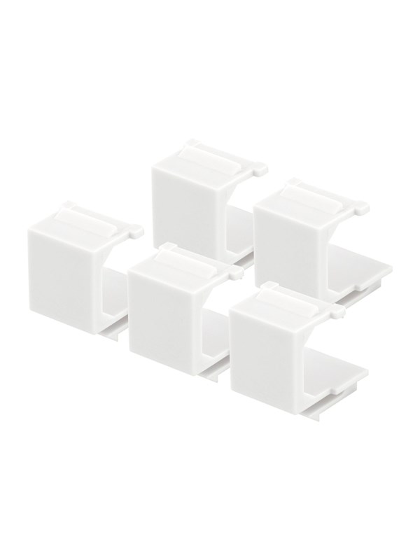 Deltaco Keystone ports 5-pack Wit