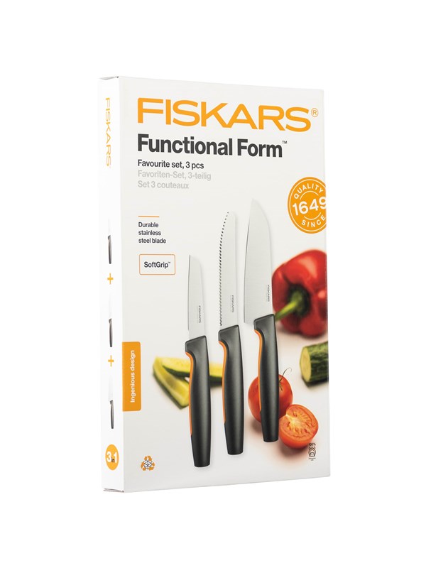Fiskars Functionele vorm Favoriete messenset 3 stuks