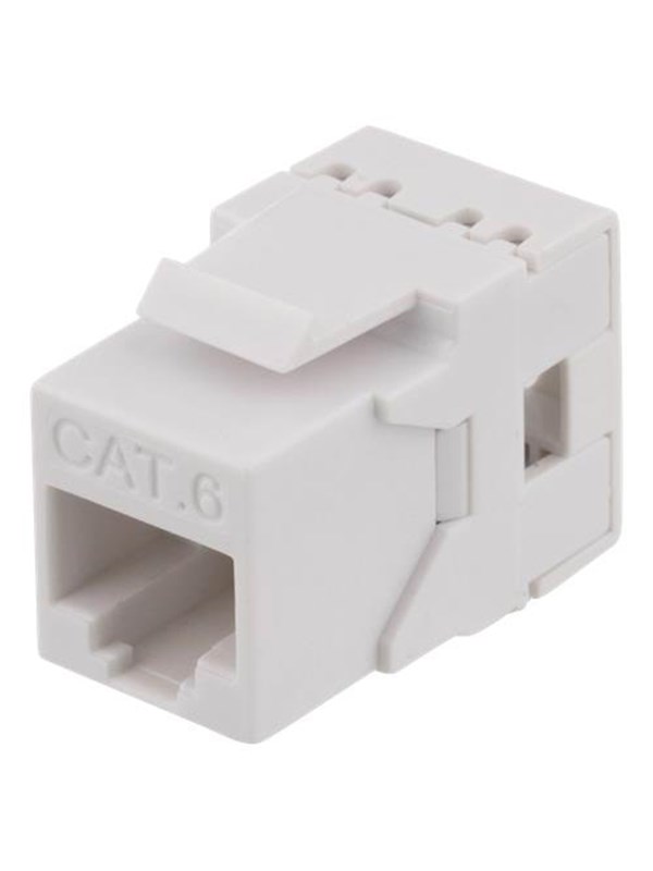 Deltaco Keystone Jack CAT6 Wit
