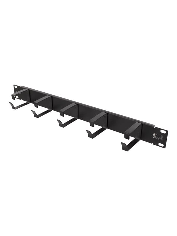 Deltaco 19" 1U Metaal Cable Management With Brush