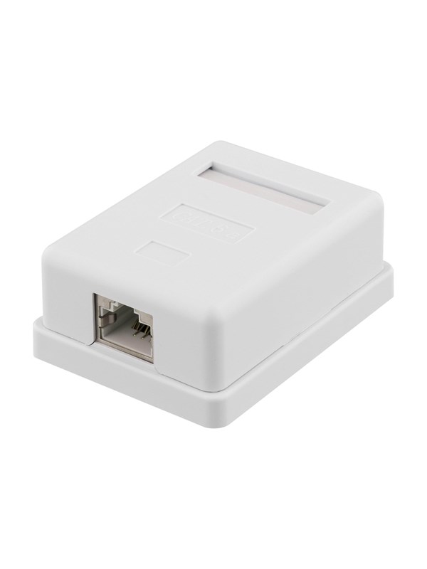 Deltaco CAT6A Shielding Wall Socket