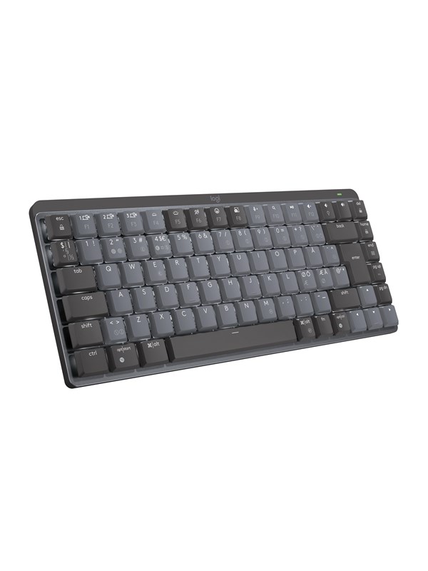 Logitech MX Mechanical Mini Minimalist Wireless Illuminated Performance Keyboard Graphite - Linear - US - Toetsenbord - Engels (US international) - Zwart