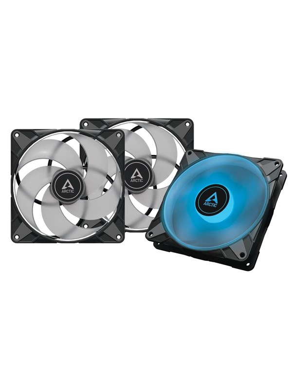 Arctic P14 PWM PST - Waardepakket - Case ventilator - 140mm - Zwart met RGB-licht - 23 dBA