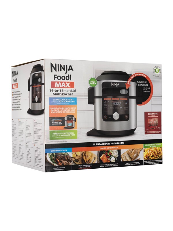 Ninja Foodi OL750EU Multicooker - 14 Kookfuncties - 7,5 Liter - Inclusief Airfryer, Broodbakmachine, Stomen, Grillen