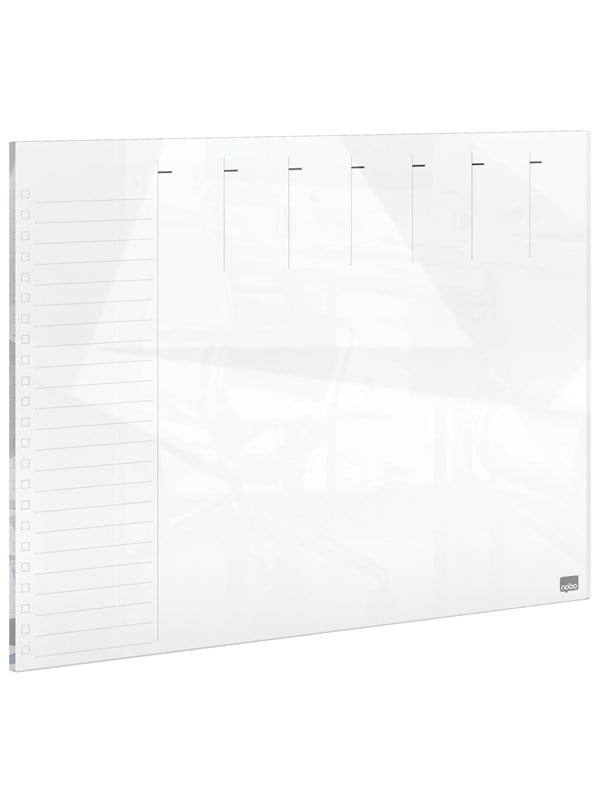 Nobo Glasbord Weekplanner 430x560mm