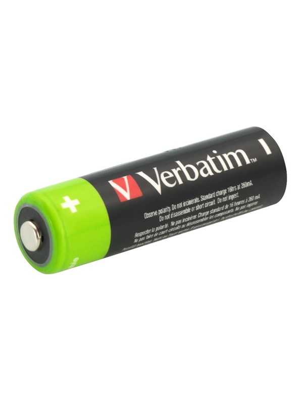 Verbatim RECHARGEABLE BATTERY AA 4