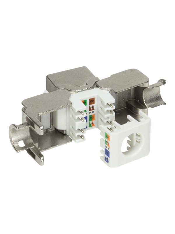 LogiLink Cat.6A Keystone Jack STP AWG 22-24 toolless 17.2 mm Breedte