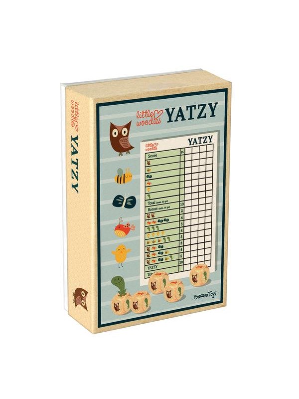 Barbo Toys Kleine Houten Dobbelstenen - Yatzy