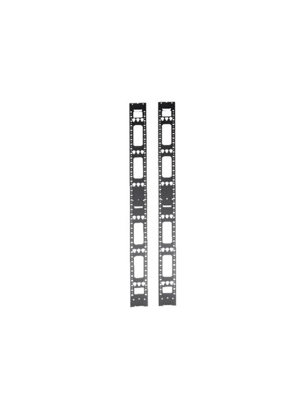 Tripp Lite 42U Rack Enclosure Server Cabinet Verticaal Cable Management Bars - rack cable management panel