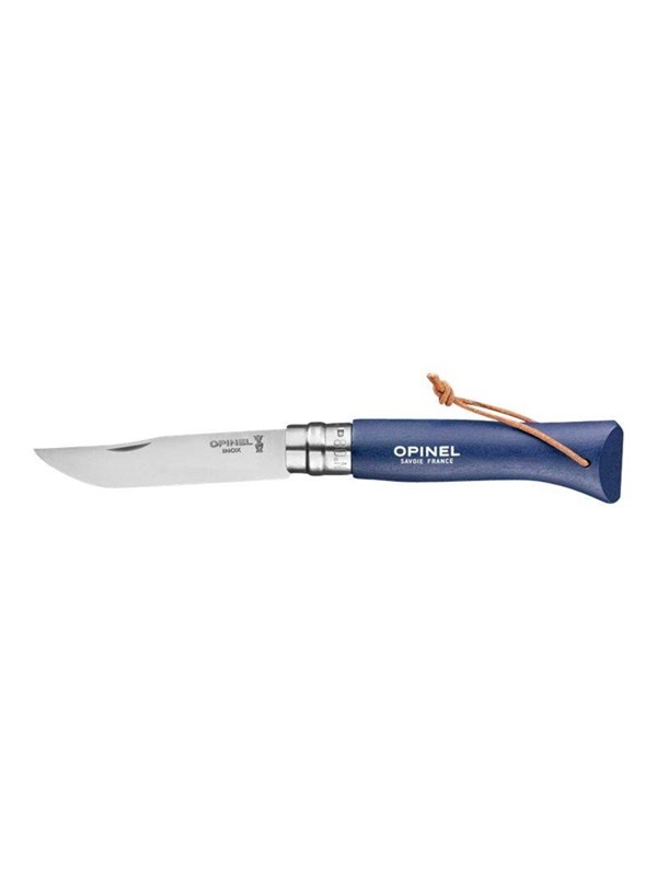 Opinel - Zakmes - No. 08 - Hout met etui -Blauw