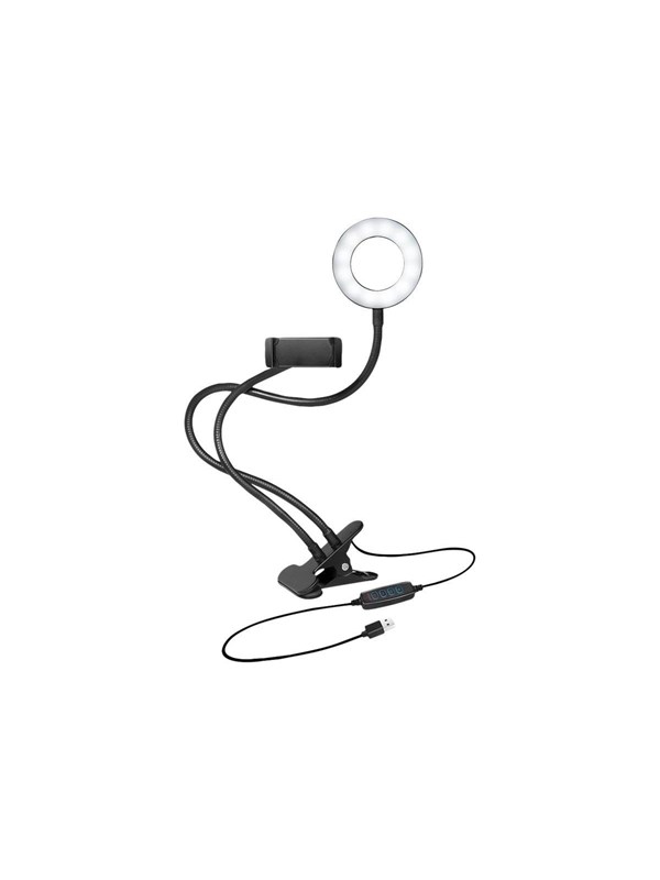 LogiLink Smartphone ring light Klembevestiging Ø 8.5 cm