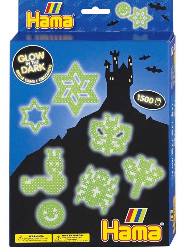 Hama Glow in the Dark Strijkkralen & -parels