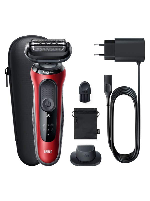 Braun Shaver Series 6 - 61-R1200s - Rood