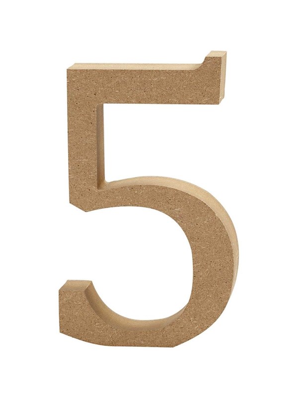 Creativ Company Number 5 MDF 8cm 1pc.