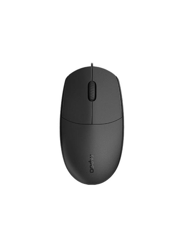 RAPOO N100 - Muis - Optisch - 3 knoppen - Zwart