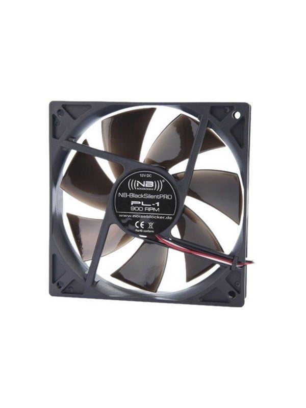 Blacknoise Noiseblocker BlackSilentPRO PL-1 - Case ventilator - 120mm - Black