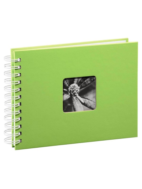 Hama "Fine Art" Spiral Album 24 x 17 cm 50 Wit Pages Kiwi