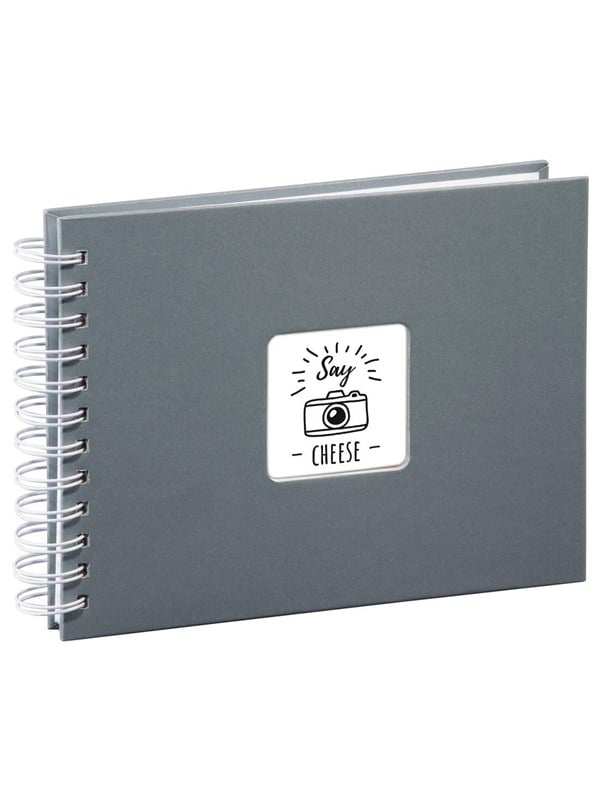 Hama "Fine Art" Spiral Album 24 x 17 cm 50 Wit Pages Grijs