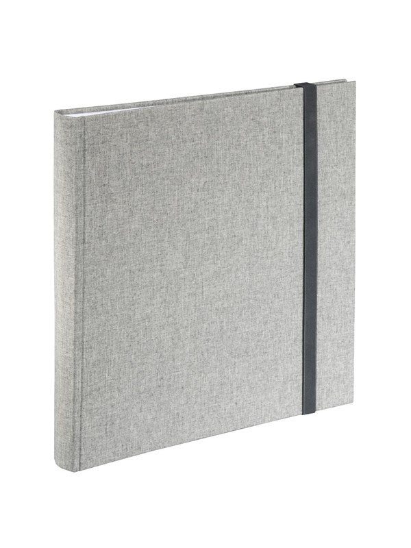 Hama "Tessuto" Jumbo Album 30x30 cm 60 Wit Pages Grijs