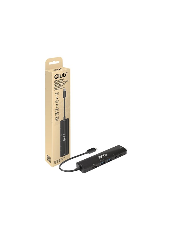 Club 3D - Docking station - USB-C 3.1 Gen 1 - HDMI - GigE