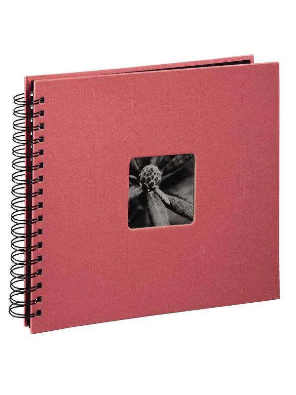 Hama "Fine Art" Spiral Album 28 x 24 cm 50 Zwart pages flamingo