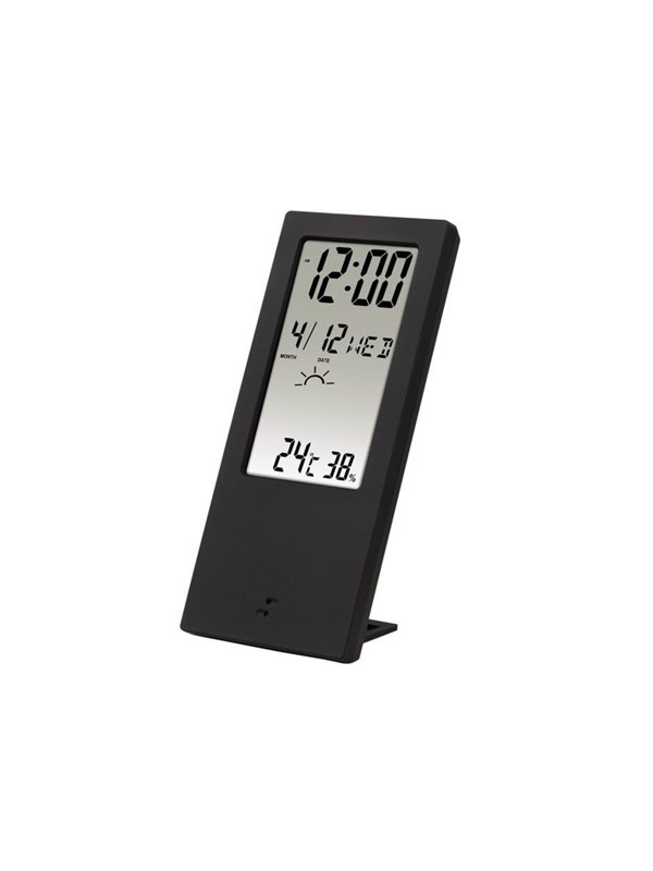 Hama "TH-140" Thermometer/Hygrometer with weather indicator Zwart