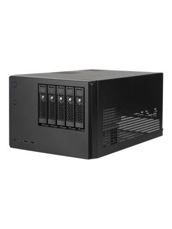 SilverStone CS351 - Case - Desk - Zwart