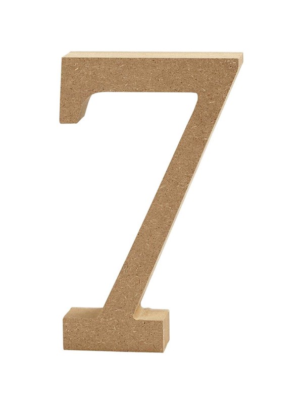 Creativ Company Nummer 7 MDF 13cm 1 stuk.