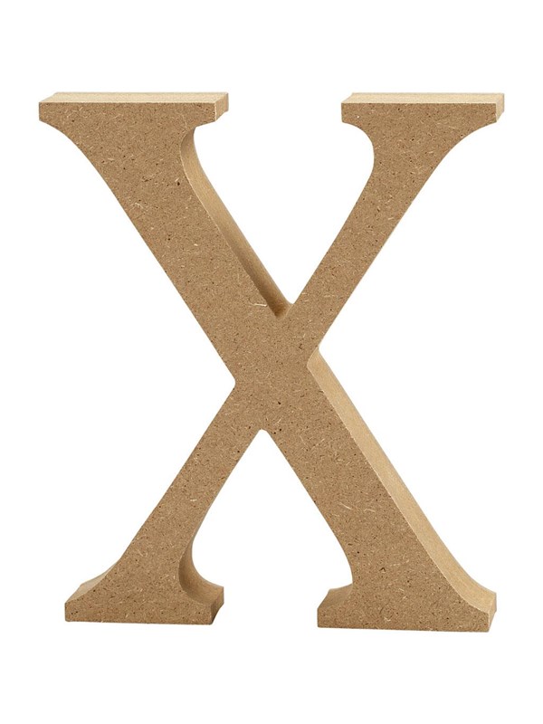 Creativ Company Brief X MDF 8cm 1 stuk.