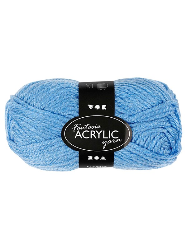 Creativ Company Acrylic yarn Blauw 50gr 80m
