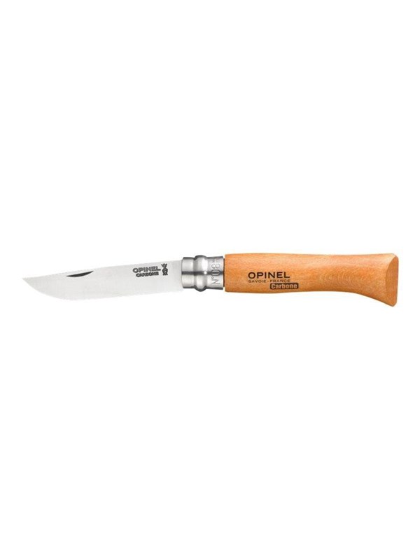 Opinel No.08 Zakmes Carbon Hout Houten kistje
