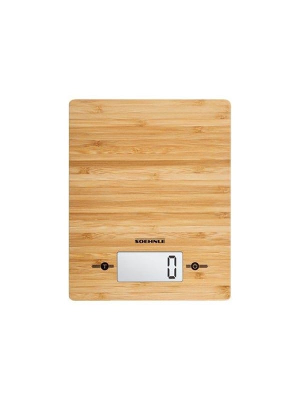 Soehnle keukenweegschaal Bamboo - digitaal - 1 gram nauwkeurig - tot 5 kg