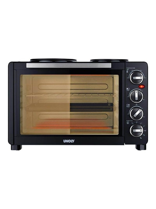 Unold 68885 All in One - electric oven with hot plates - Zwart