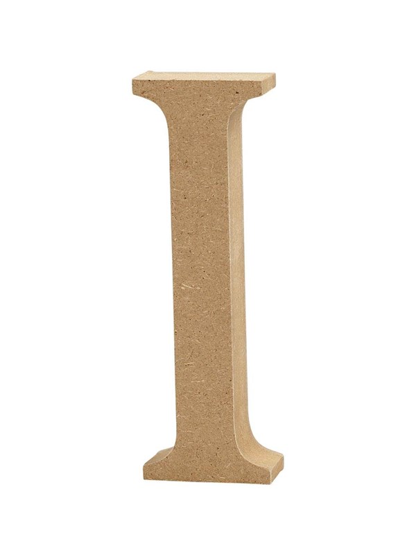 Creativ Company Letter I MDF 8cm 1 stuk.