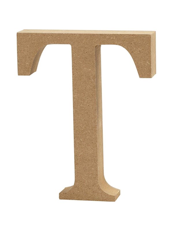 Creativ Company Letter T MDF 13cm 1pc.