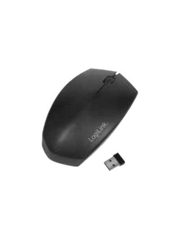 LogiLink Ergonomic mouse wireless & Bluetooth 2.4 GHz 1200 dpi - Muis - Optisch - Zwart