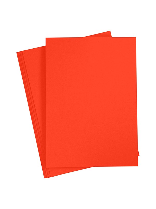 Creativ Company Colored Cardboard Clear Red A4 20 sheets