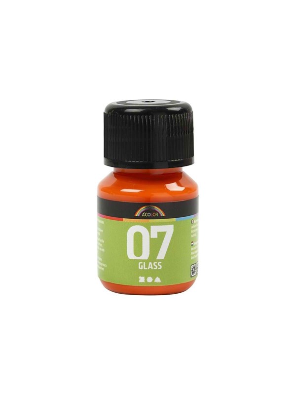 Creativ Company Permanent Glas Paint - Oranje 30ml
