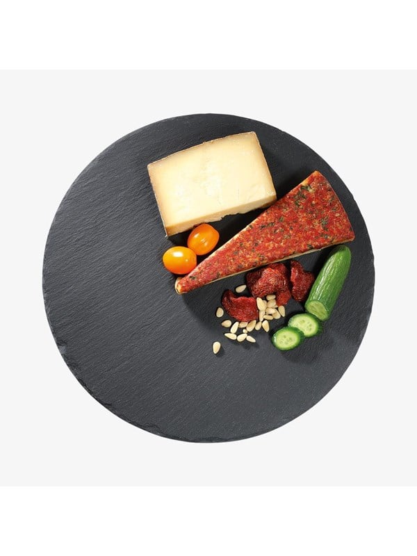 Cilio Serveerbord leisteen rond, Ø30cm