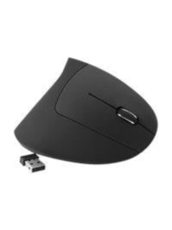 MediaRange - Verticaal Muis - 2.4 GHz - Zwart - Vertical mouse - Optisch - 6 knoppen - Zwart