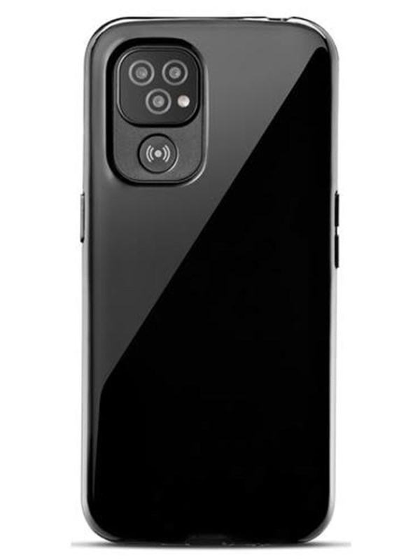 Backcase Doro 8220, 8100, 8200 siliconegel dun licht, Doro Origineel zwart