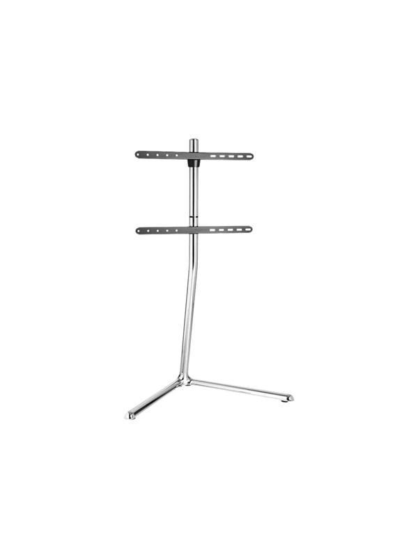 LogiLink TV stand 49-70" with V-Base 40 kg max. Chroom - Max 40 kg - recommended for 70"