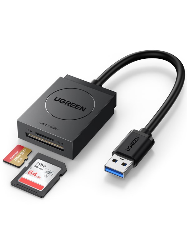 UGREEN 2-in-1 USB-A SD/TF Card reader